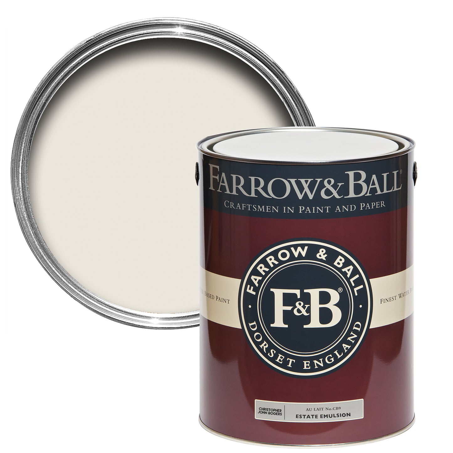 Wandfarbe - Farrow and Ball - Au Lait No.CB9 - Carte Blanche