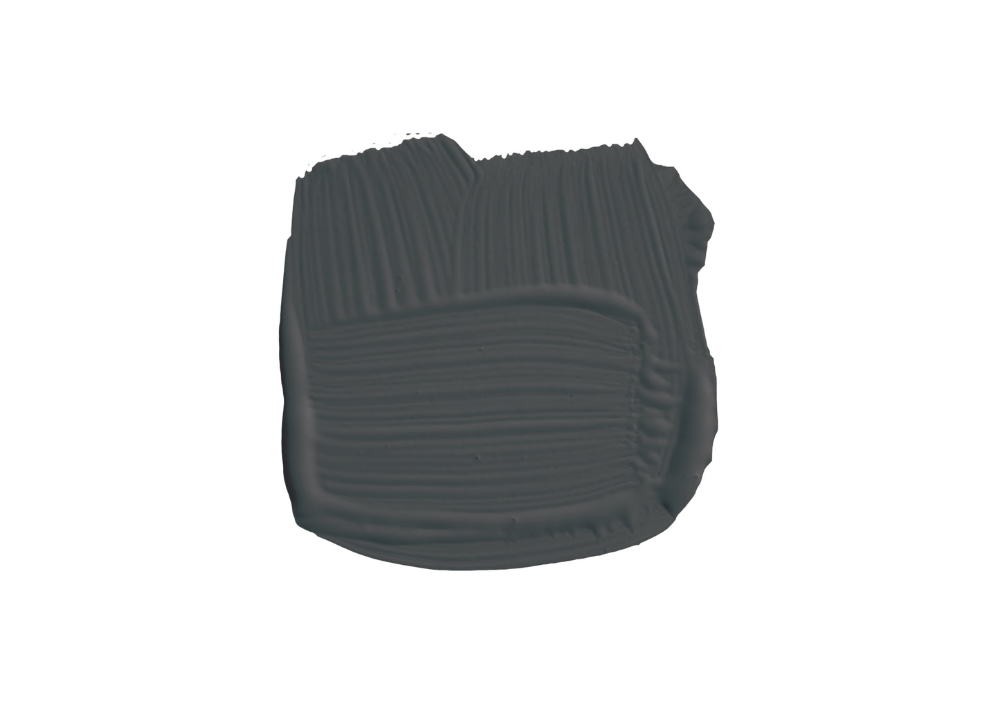 Farbklecks von Liquorice, einem Lakritz Schwarz