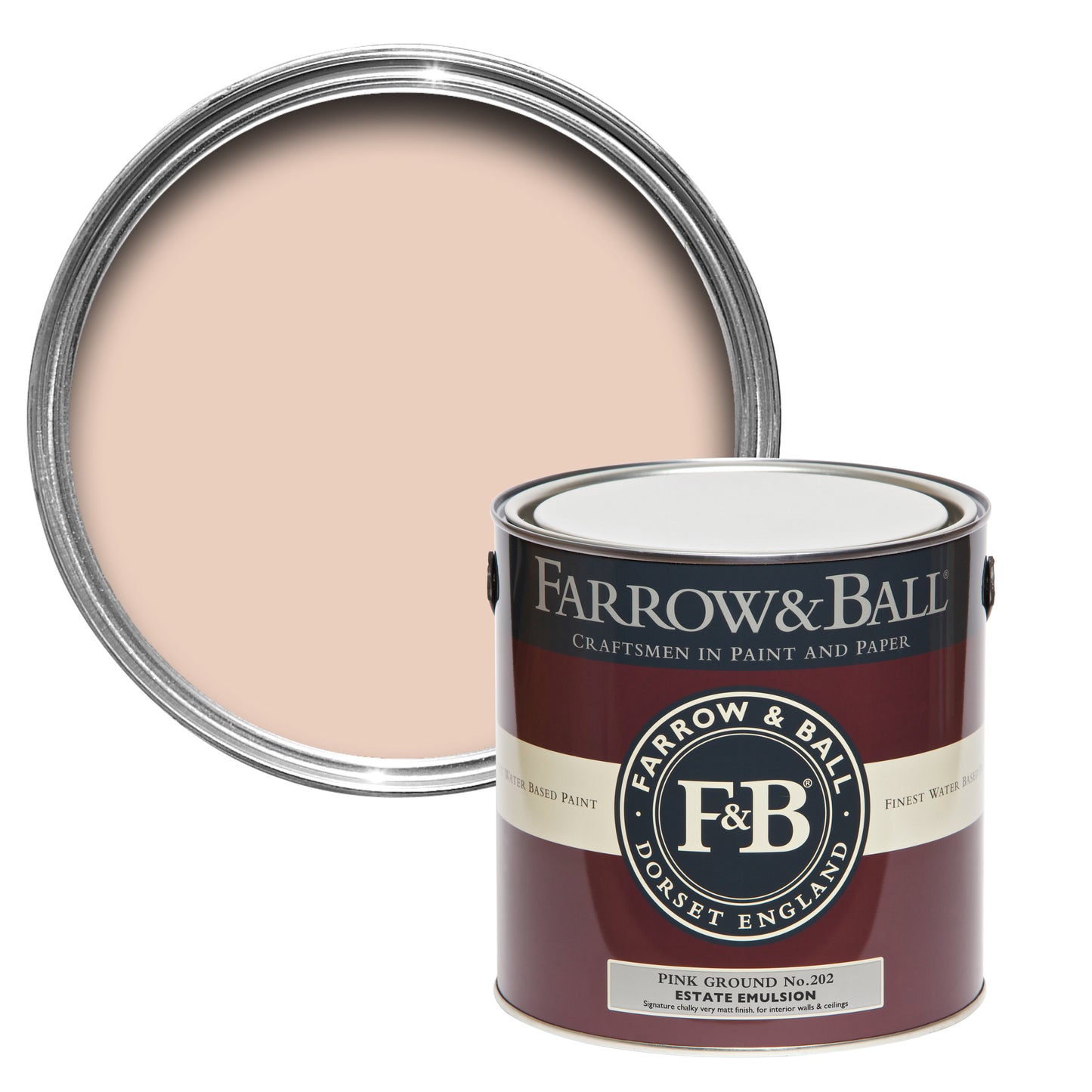 Wandfarbe - Farrow and Ball - Pink Ground 202 - Emulsion