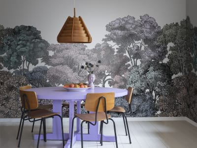 Bellewood Rainbow - Wandbild 13052, ein Waldspaziergang z.B. im Kinderzimmer...