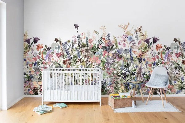 May Maedow Pastel - Wandbild 14592, Blumenwiese, frisch und verspielt