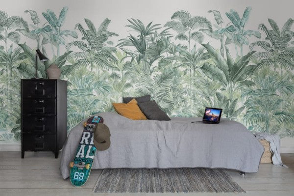 Pride palms emerald - Wandbild 15902 , umgeben von Palmen