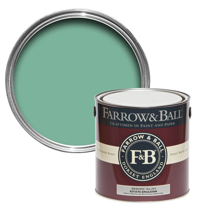 Wandfarbe - Farrow and Ball - Arsenic 214 - Emulsion