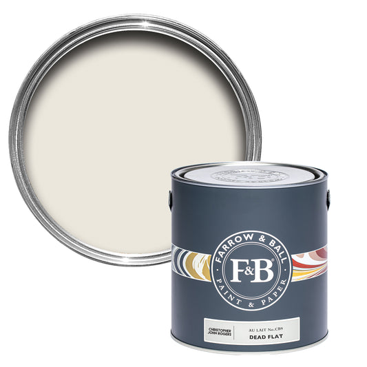 Dead Flat - Farrow and Ball - Au Lait No.CB9 - Carte Blanche