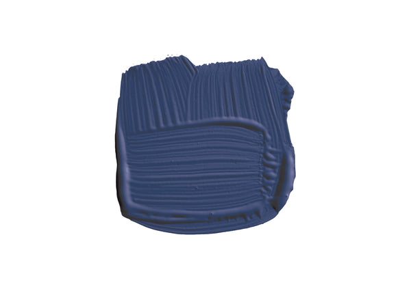 Farbklecks von Blue Maize, dem dunkel Blau, dass von dem Mais inspiriert ist, der in Mexico und den Südstaaten beliebt ist.
