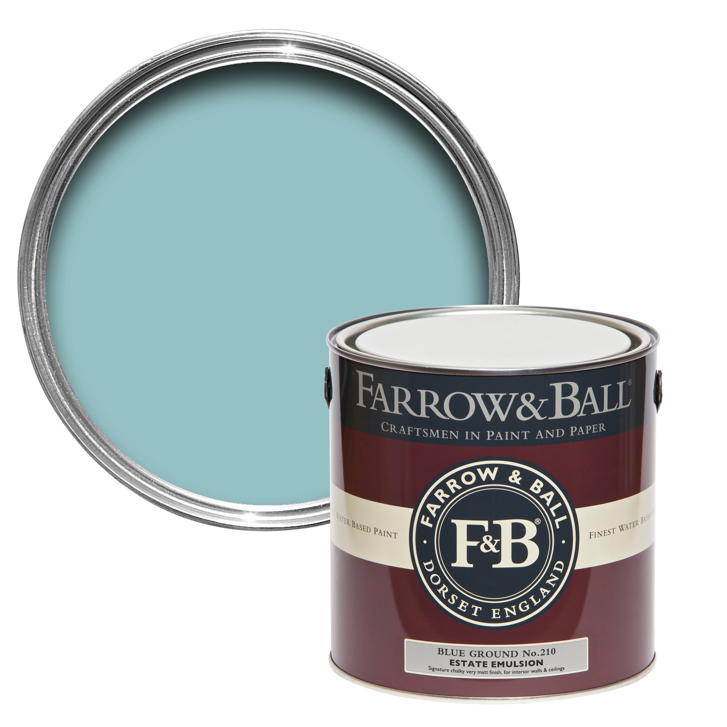Wandfarbe - Farrow and Ball - Blue Ground 210 - Archivfarbe
