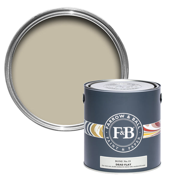 Offene Farbdose von Bone, einem organischen Braunton, der von Tierknochen abgeleitet wurde.