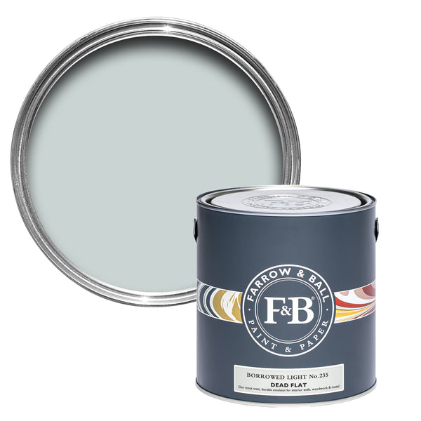 Offene Dead Flat Farbdose von Borrowed Light, einem zarten und leichtem Blau