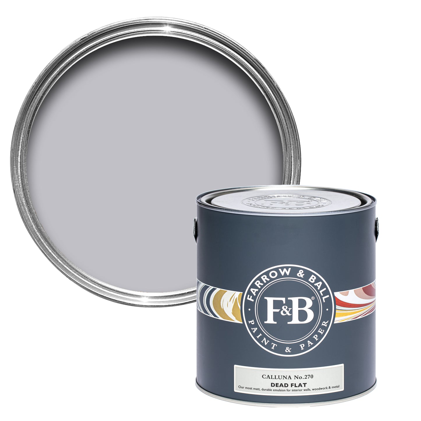 Dead Flat - Farrow and Ball - Calluna 270 - Allround