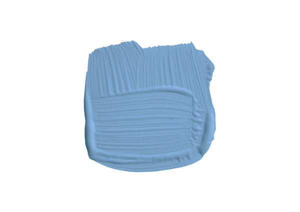 Farbklecks von Cook's Blue, einem nostalgischen Küchenblau
