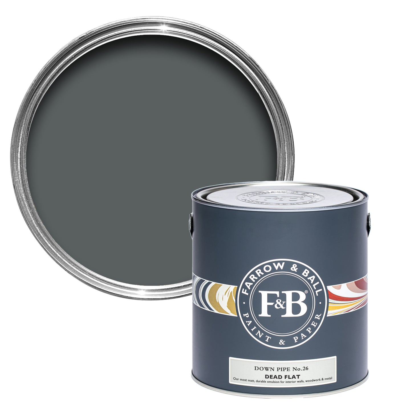 Dead Flat - Farrow and Ball - Down Pipe 26 - Allround