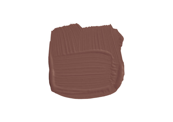Farbklecks von Etruscan Red, einem dunklen Braunrot, das etwas erdiges und sattes hat. 