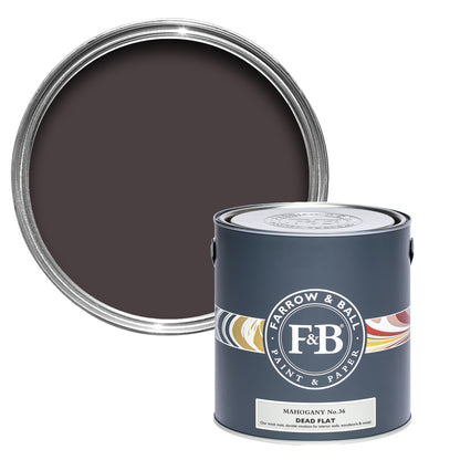 Dead Flat - Farrow and Ball - Mahogany 36 - Archivfarbe