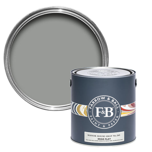 Dead Flat - Farrow and Ball - Manor House Gray 265 - Allround