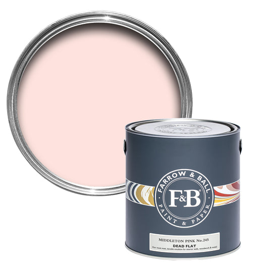Dead Flat - Farrow and Ball - Middleton Pink 245 - Allround