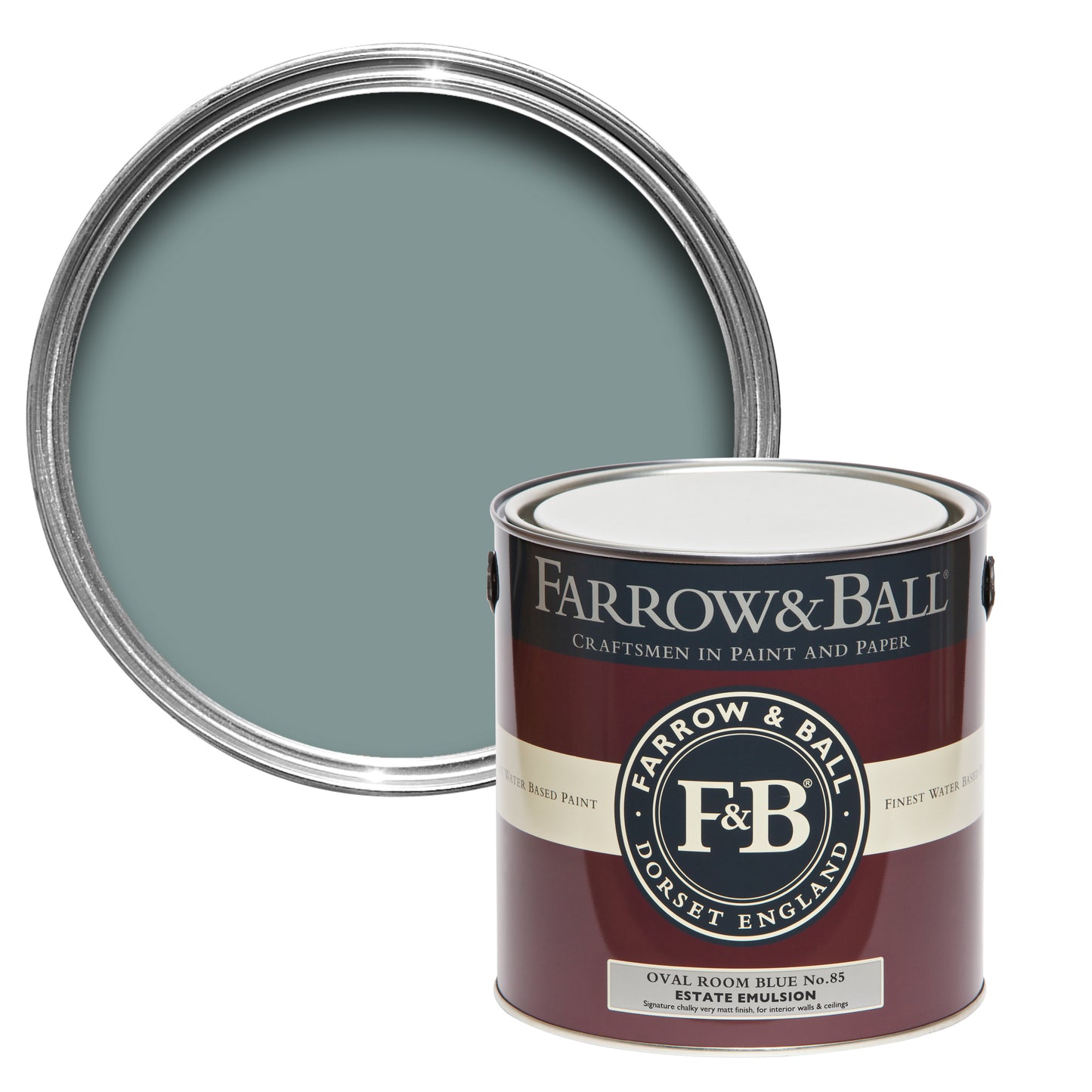 Wandfarbe - Farrow and Ball - Oval Room 85 - Emulsion