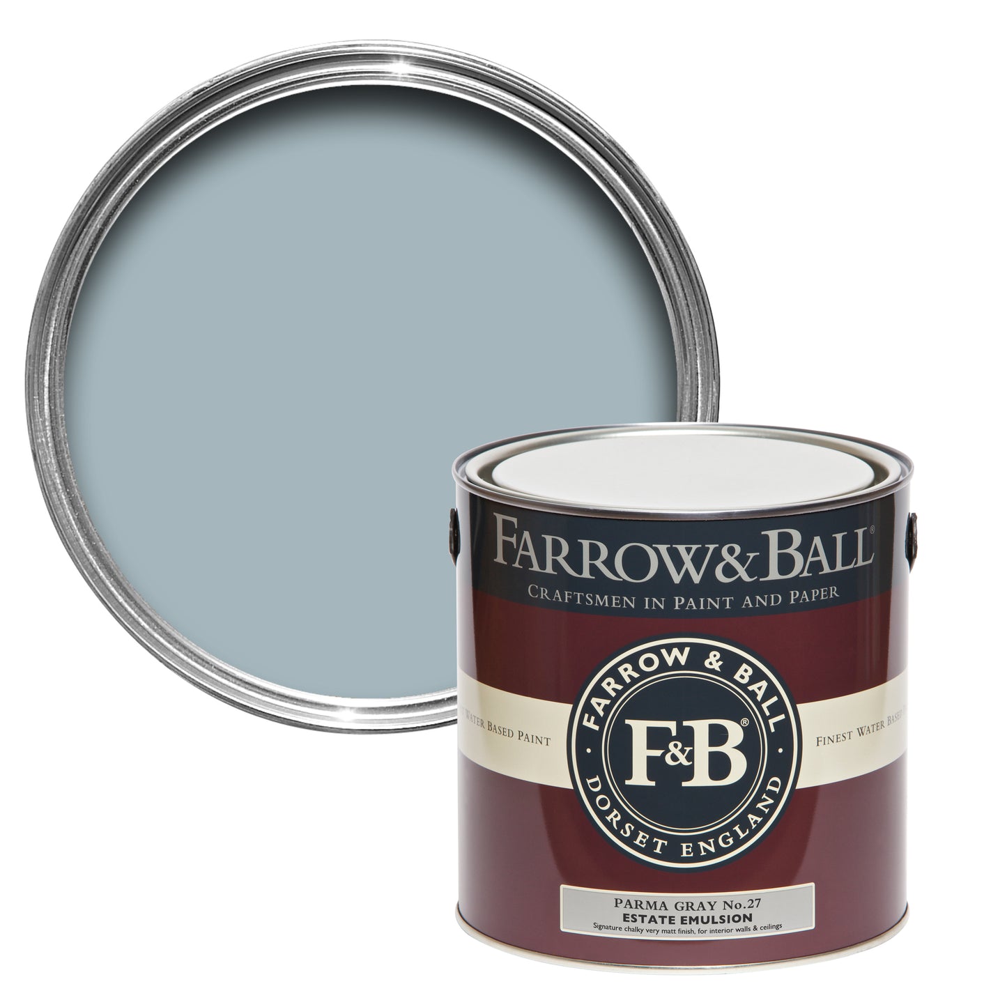 Wandfarbe - Farrow and Ball - Parma gray 27 - Emulsion