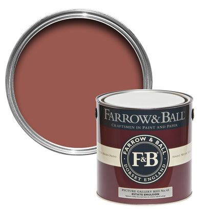 Wandfarbe - Farrow and Ball - Picture Gallery Red 42 - Emulsion