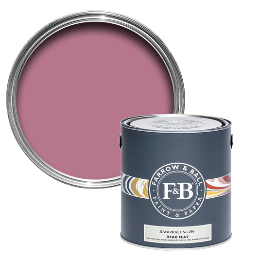 Dead Flat - Farrow and Ball - Rangwali 296 - Allround