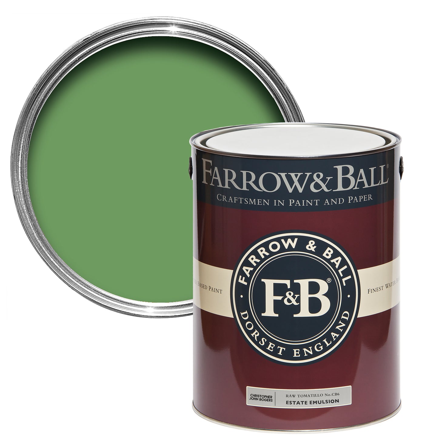 Wandfarbe - Farrow and Ball - Raw Tomatillo No.CB6 - Carte Blanche