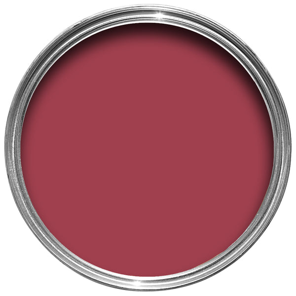 Offene Farbdose von oben von Rectory Red, das einen eleganten Rotton darstellt, der von einem Dorf in Klerus inspiriert ist.