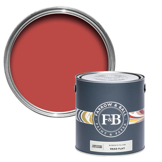 Dead Flat - Farrow and Ball - Romesco No.CB4 - Carte Blanche