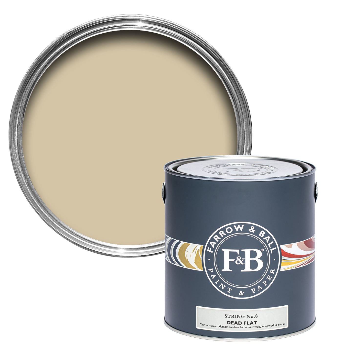 Dead Flat - Farrow and Ball - String 8 - Allround