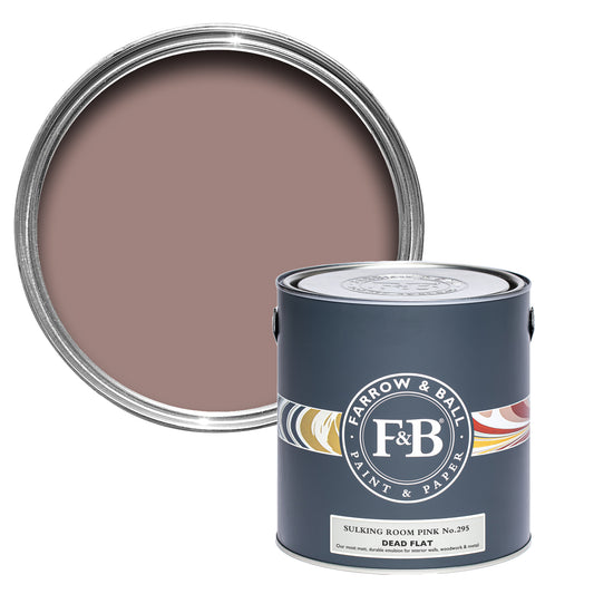 Dead Flat - Farrow and Ball - Sulking Room Pink 295