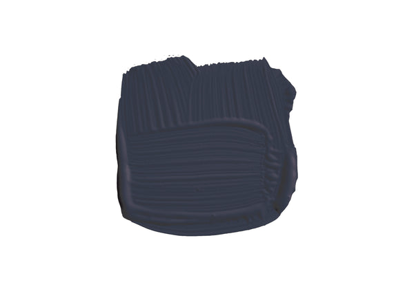 Farbklecks von Titmouse Blue, einem majestätischen, luxuriösen und beruhigendem Blau.