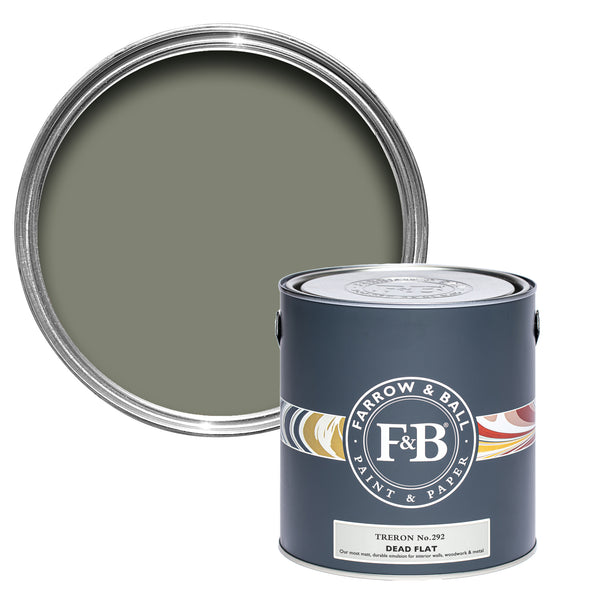 Offene Dead Flat Fardose von Treron, einem dunklen Graugrün, dass Neutraltöne perfekt ergänzt.