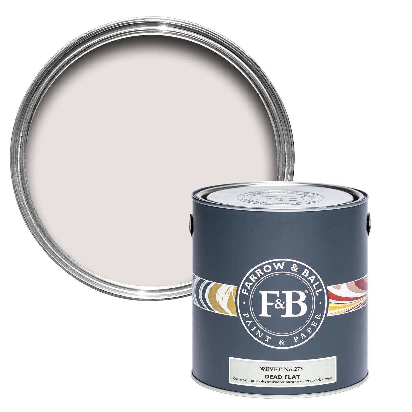 Dead Flat - Farrow and Ball - Wevet 273 - Allround