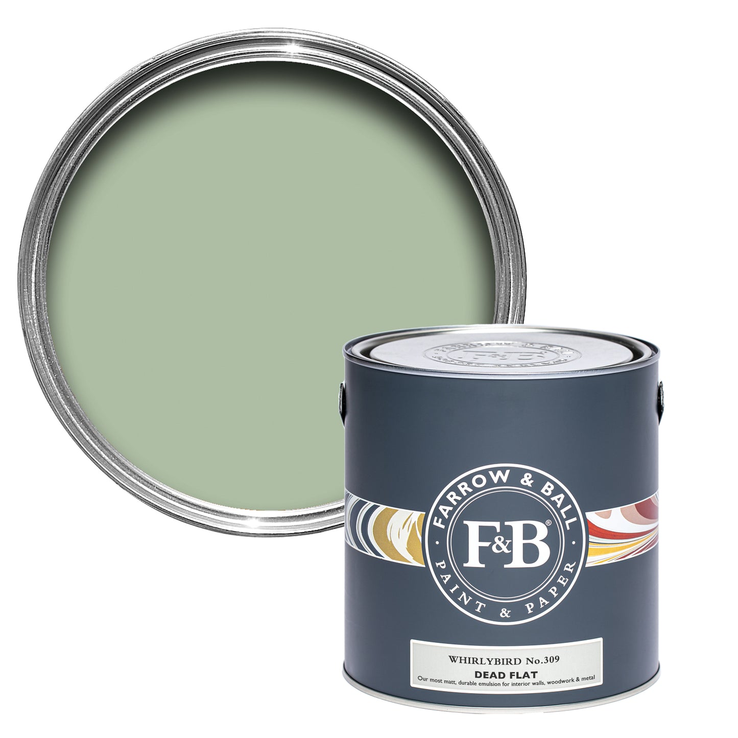 Dead Flat - Farrow and Ball - Whirlybird 309 - Allround