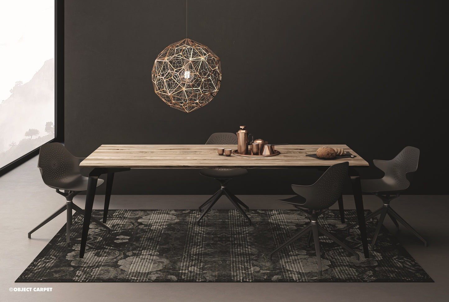 Teppich Aberdeen grau 032 rechteckig Rugxstyle