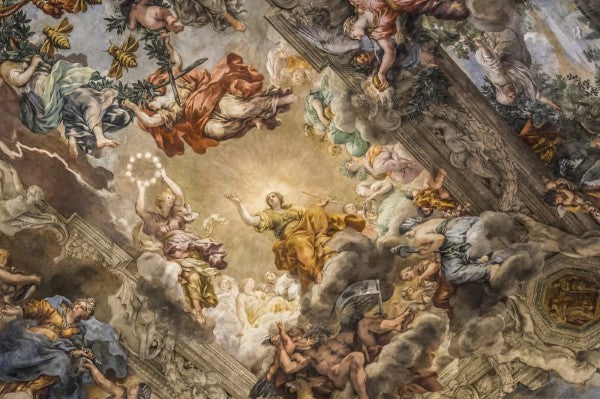 A priori- Wandbild 15501, Kirchenopulenz auch für Decken