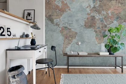 Around the world- Wandbild 15351,die ganze Welt in Arbeits-oder Kinderzimmer...