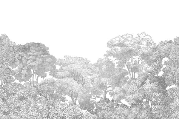 Bellewood Grey Toile - Wandbild 13054, ein Waldspaziergang