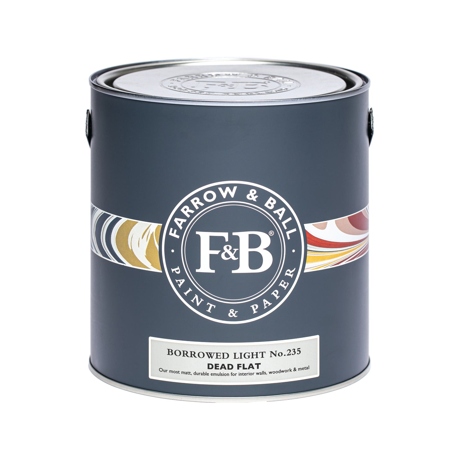 Dead Flat - Farrow and Ball - Borrowed Light 235 - Allround