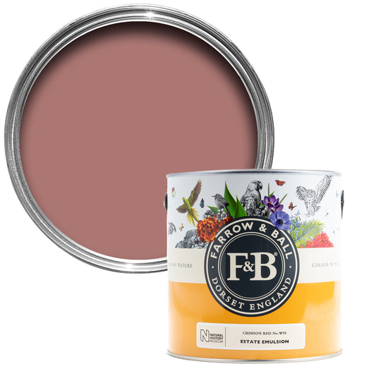 Wandfarbe - Farrow and Ball - Crimson Red W93 - Archivfarbe