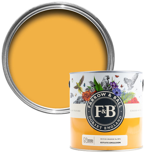 Dutch Orange W76 - Farrow and Ball - Emulsion - Colour by nature - Archivfarbe Wandfarbe