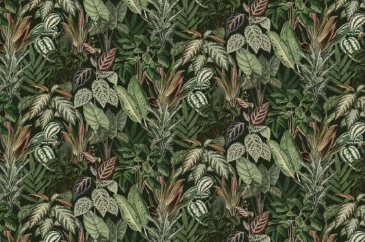 Muster Mischievous Monkeys lush- Wandbild 14592, für Ihren Jungle