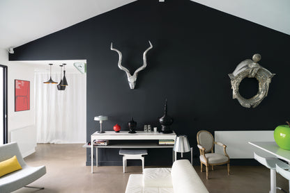 Wandfarbe - Farrow and Ball - Pitch Black 256 - Emulsion