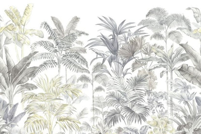 Pride palms- Wandbild 15901 , umgeben von Palmen in pastel