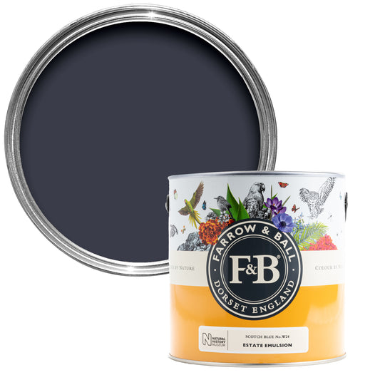 Scotch Blue W24 - Farrow and Ball - Emulsion - Colour by nature - Archivfarbe Wandfarbe